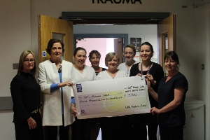 UHL fashion show cheque presentation UHL fashion show cheque presentation
